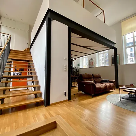 Cityloft Gold - Zentrum / 105qm / Inkl. Parkplatz / Netflix 라이프치히