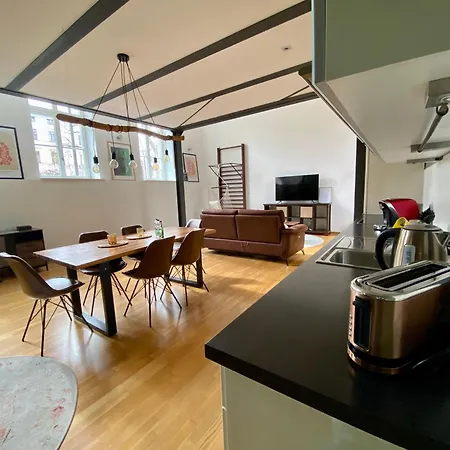 Cityloft Gold - Zentrum / 105qm / Inkl. Parkplatz / Netflix * 라이프치히